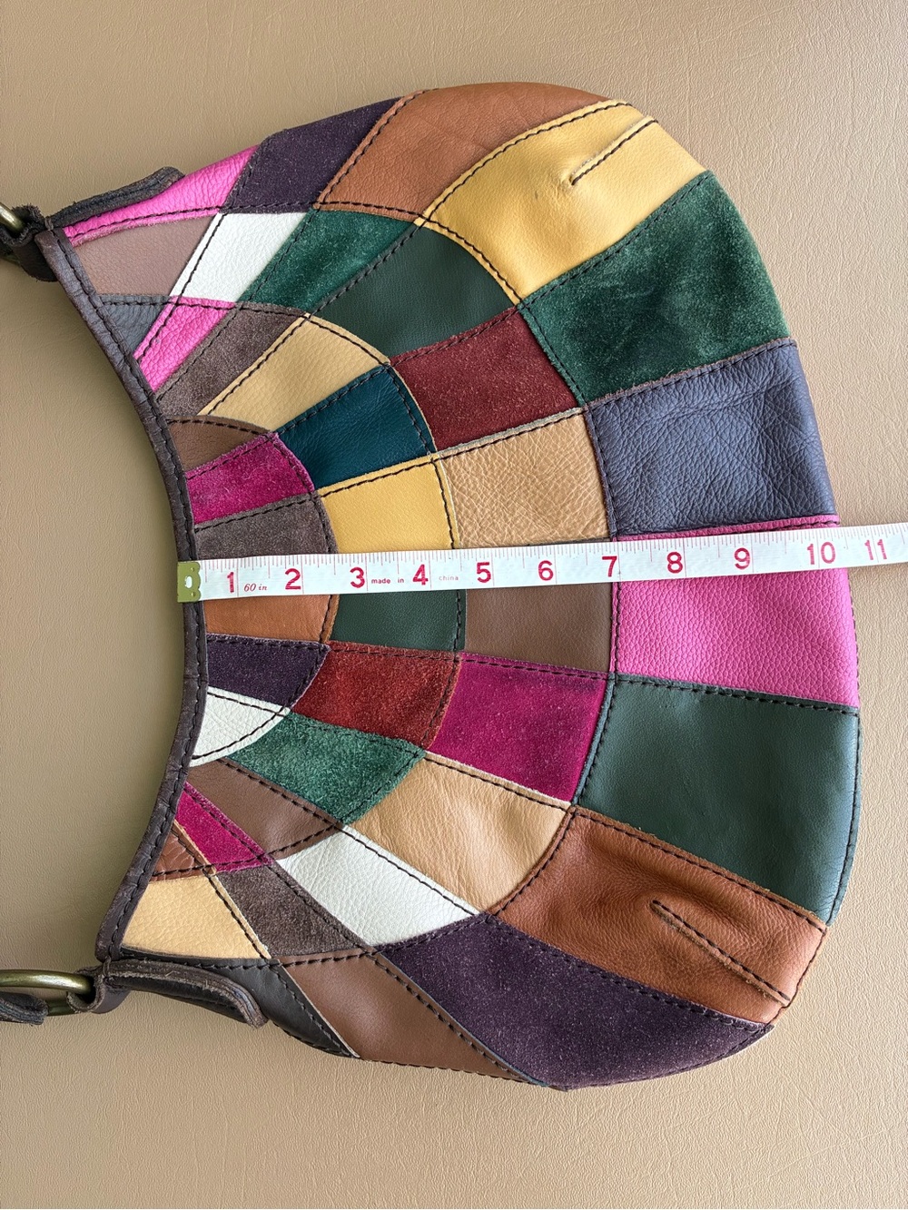 Lucky Brand Patchwork Leather Hobo Shoulder Bag - Picture 5 of 16